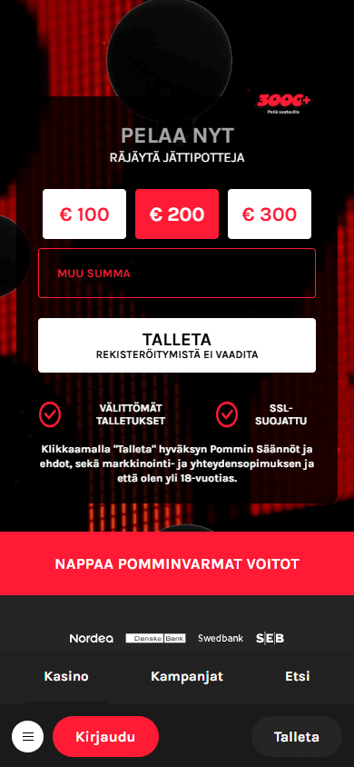 Pommi Casino Mobile screenshot
